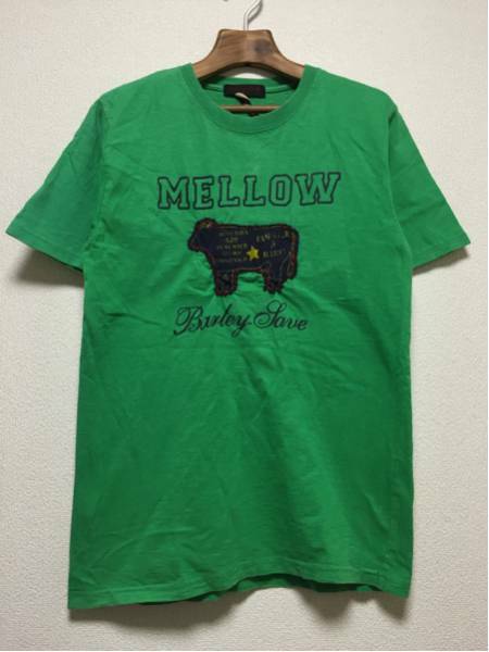 [即決古着]Moven Pick/縫い付けTシャツ/半袖/緑/グリーン/M