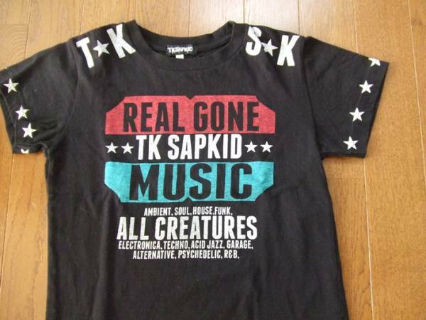 TK SAPKID*かっこいいロゴ半袖Tシャツ*120cm*美品*TKスパイキッズ*110cm*ワールド*男の子*