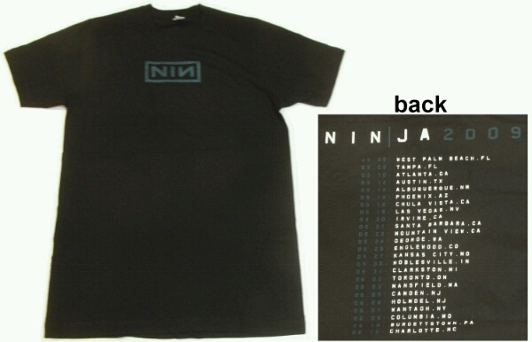 正規品Δ送料無料 Nine Inch Nails ninja tour Tシャツ(S)