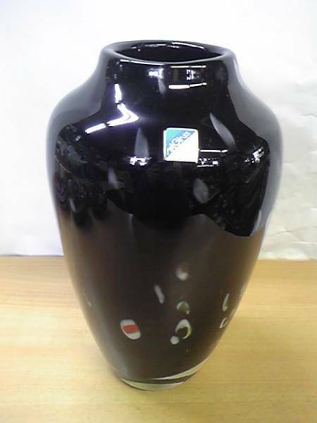 ◆うつわ屋◆懐かしの昭和レトロ★手造り吹きガラス花瓶【Ｋ-4】