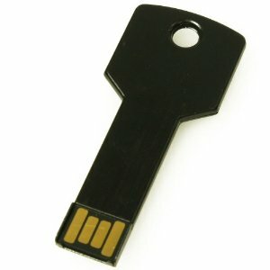 送込 iamaKey タイプ フラッシュ USBメモリ 8GB ブラック