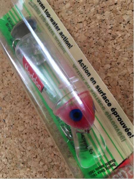 ★即決★ヘドン ビッグバド Big Bud★ホワイト Heddon 文字 ラベル★クリア バド★希少 レア★検索 オールド old ノイジー