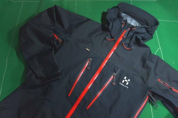 ▲旧ロゴ HAGLOFS ホグロフス Ultimate Gore-Tex Pro（スピッツ）ジャケット ブラック W'L（M'S-M） 未使用!!!▲