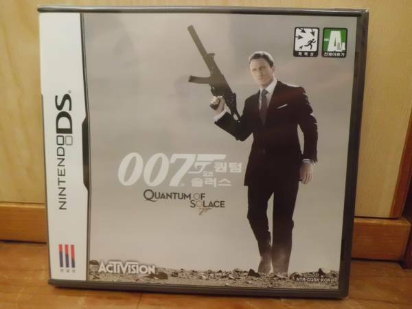 ニンテンドーDS　ゲームソフト　007 Quantum of Solace　韓国版　新品　Nintendo DS　
