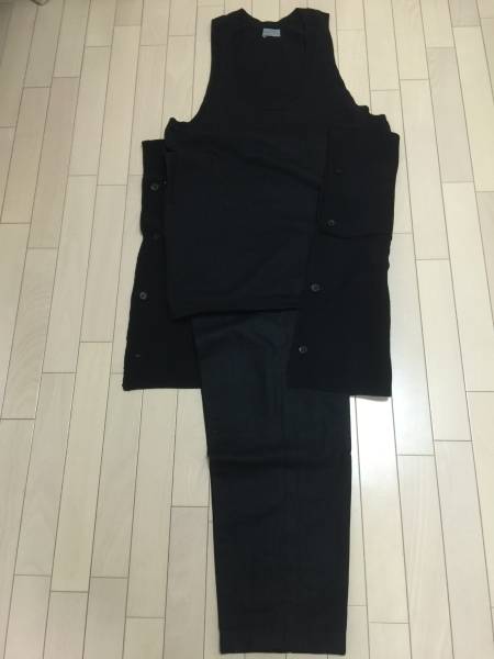 Yohji Yamamoto POUL HOMME ヨウジヤマモトプールオム パンツ+エプロン+ニット3点セット 未使用 レア