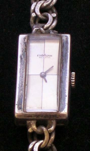 Antiqueシルバー　ブレス　手巻時計　Pallas　ADORA　/70’ｓ？