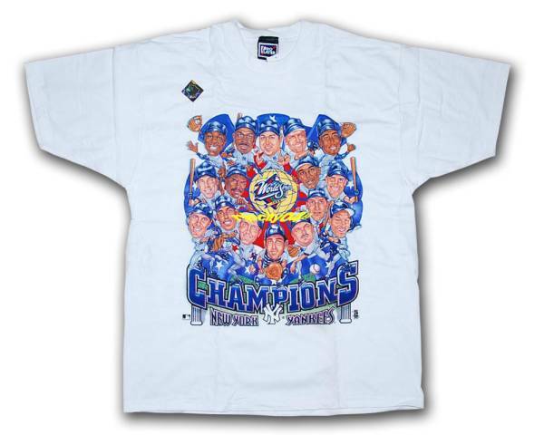 MLB1998年ヤンキースワールドシリーズ優勝記念Tシャツ【新品】