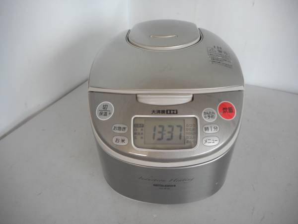 H5222　値下げ　三菱 大沸騰 IHジャー炊飯器 NJ-JF10-S 09年製　2024.11.13 ②2I-3