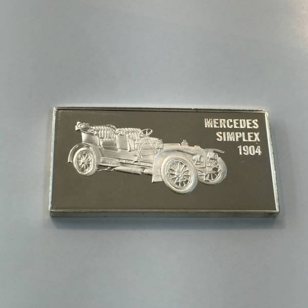 SV925　シルバー　MERCEDES プレート　PSJ-387