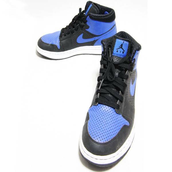 USED品 NIKE AIR JORDAN ALPHA 1 青黒 8.5