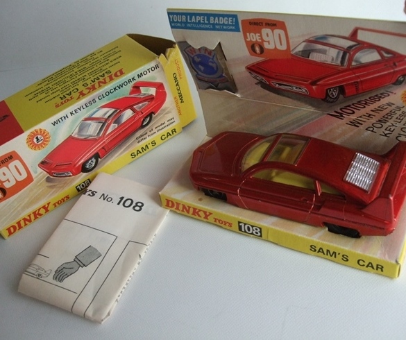 当時物 ディンキ―社 DINKY ジョー90 JOE 90 SAM'S CAR ミニカー 検 サンダーバード 英国製 ジェリー・アンダーソン