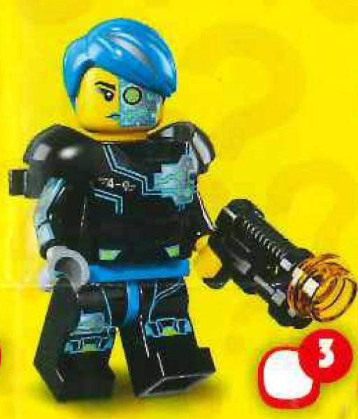LEGO ミニフィギュア ミニフィグ シリーズ16-3 サイボーグ