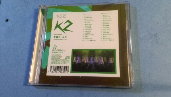 Team K 2nd stage 青春ガールズ／AKB48 ＣＤ＋カラオケ a95