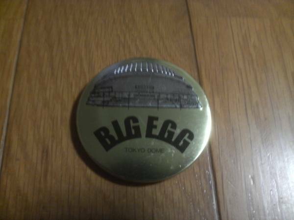 BIG EGG TOKYO DOME 東京ドーム 缶バッヂ レトロ雑貨