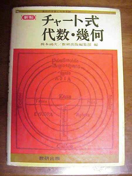 チャート式 代数・幾何 　橋本純次 昭和60年