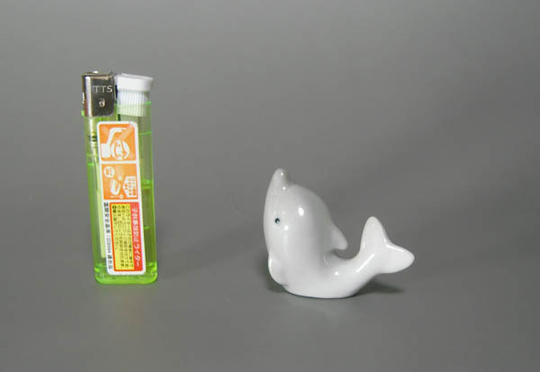 陶器市x　動物園シリーズ イルカ　海豚 フィギュリン 3 置物