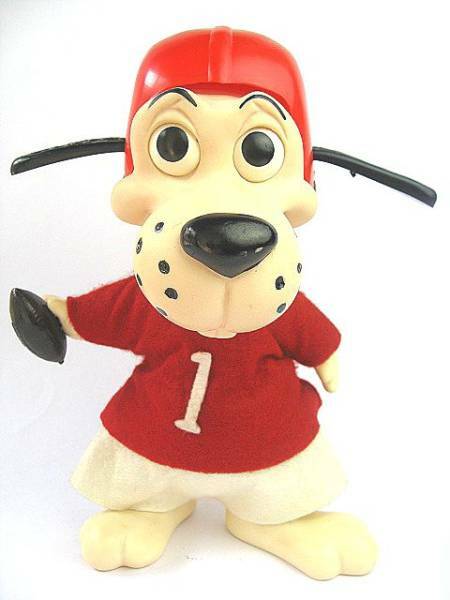1970’s 犬 イヌ いぬ ビンテージ 貯金箱 フットボール USA 企業 アメリカ 古着屋 トッポジージョ ソフビ