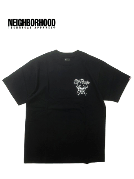 新品 ネイバーフッド NEIGHBORHOOD PIRATE スカル Tシャツ ブラック 黒 S 送料250円