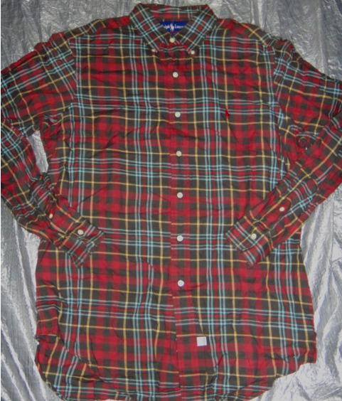 90年代ポロ ラルフローレンBDシャツM 限定 正規品デッドストックPolo Ralph Laurenボタンダウン シャツ長袖シャツ チェック柄USAブランド