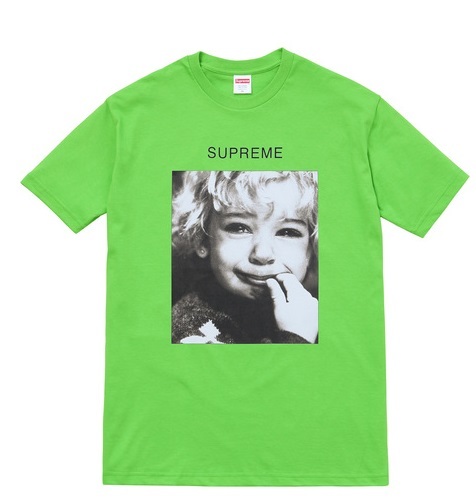 Supreme Crybaby Tee LIME 15aw Tシャツ box e.t. north face ライム 黄緑