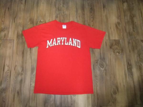 DELTA　Tシャツ　レッドM　MARYLAND　古着