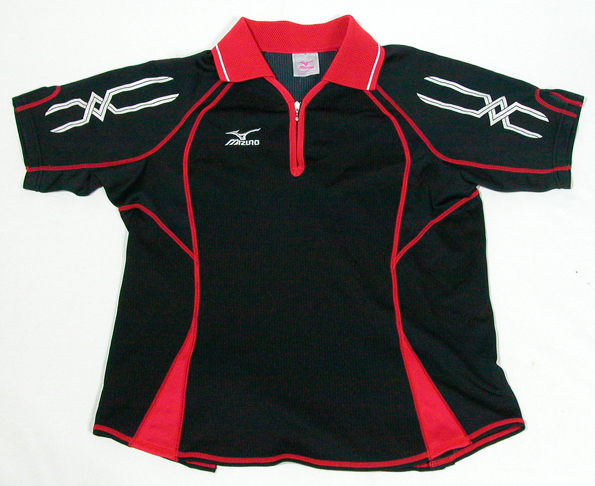 Mizuno（ミズノ）／卓球 レディースゲームシャツ/2008広州大会 日本代表モデル/sizeL（美品） ／管QZLI