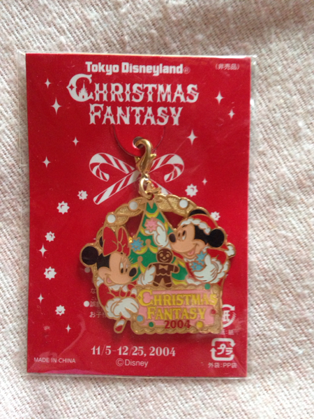 ディズニーランド★非売品★クリスマスチャーム★2004年★レア