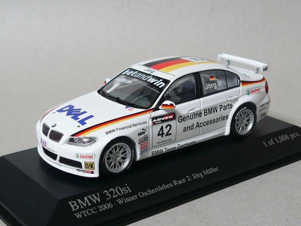 BMW 320si J.ミュラー WTCC 2006 直筆サイン入り