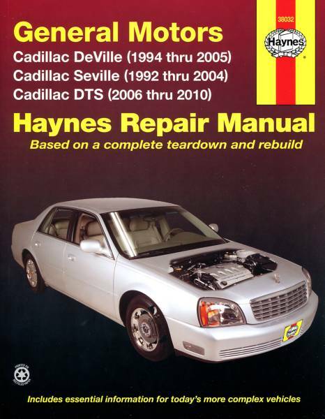 Cadillac デビル・セビル・DTS 1992-2010年 英語版 整備解説書