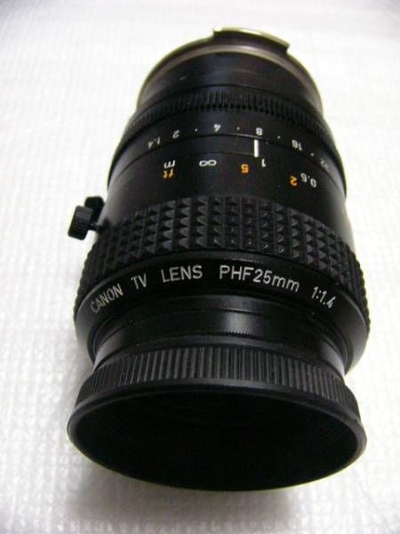 ★貴重★ CANON/キャノン バヨネットズームレンズ PHF25mm 1:1.4