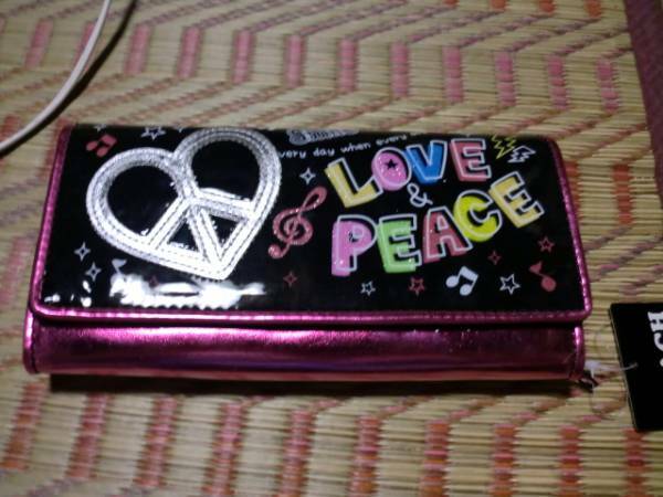 かわいい財布②黒＆ピンク