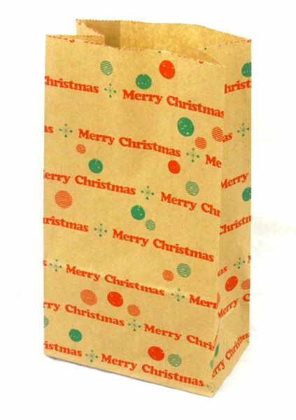 新品☆クリスマス角底袋１０枚☆ラッピング/プレゼントなどに