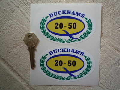 送料無料 Duckhams Q ダッカムス ステッカー100 mm セット