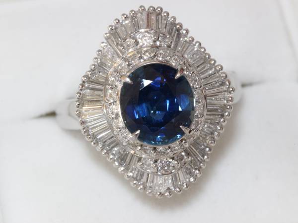 ★☆★　Pt サファイア リング 13号（新品/送料無料）★☆★