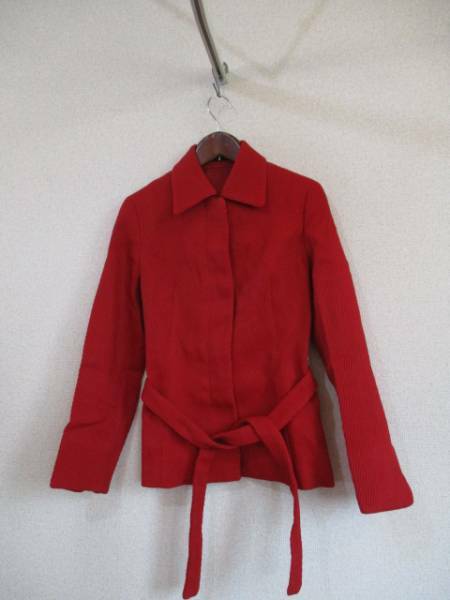 Rope赤ジャケットスカートセットアップ スーツ(USED）92516)