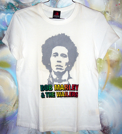 Zion Rootswear レディース Tシャツ BOB MARLEY レゲエ レア