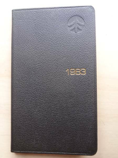 たくぎん 手帳 未使用 1983年 希少品