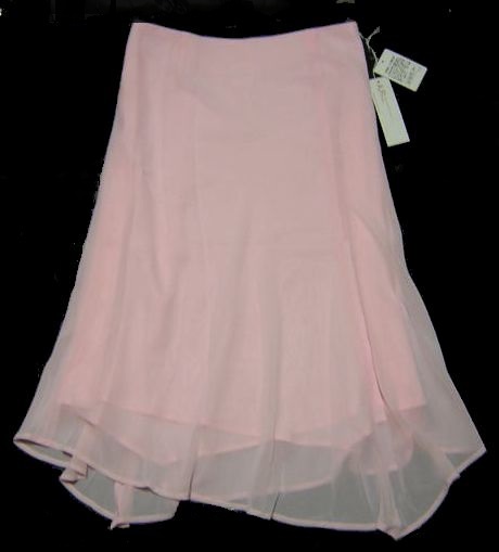 タグ付き・未使用◆AR／シフォン系スカート9号9,450円ピンク