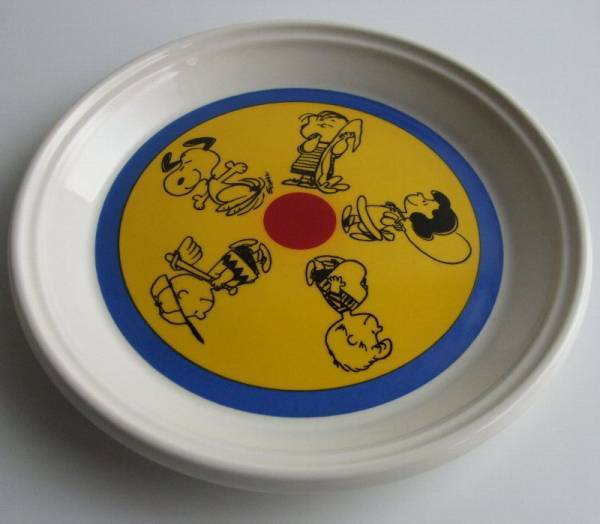 VINTAGE 60s SNOOPY スヌーピー 食器(皿） 中古品　ビンテージ アメリカ雑貨 Peanuts Schulz