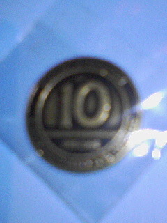レア☆ＧＯＬＤ　ＣＬＵＢ　Ｋ　１０周年記念コイン／光GENJI　諸星和己