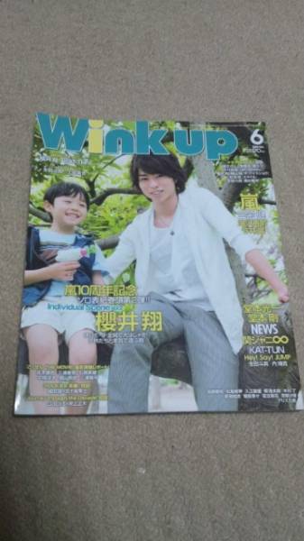 wink up 2009 6月号 嵐10周年記念 櫻井翔