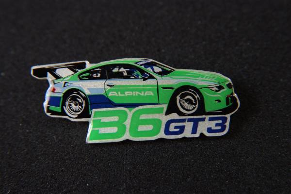 ■ BMW ALPINA ピンバッジ B6GT3記念 W38mm ocitys アルピナb3b5b6s b7b10d3d5d7xd3ロードスター Limited