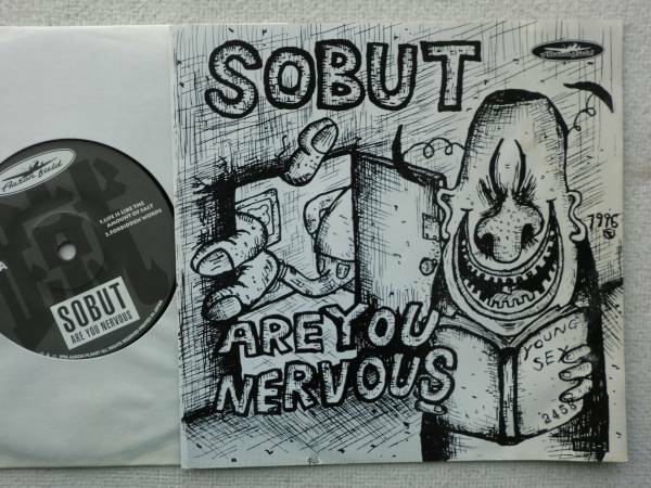 SOBUT ソバット●EP盤●ARE YOU NERVOUS●ジャパニーズインディ-ズ パンク ハードコア PUNK 日本のパンク・バンド●4曲入り 自主制作盤