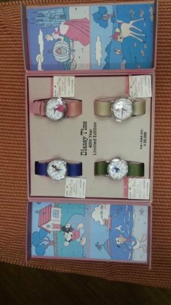 Disney Time 時計セット　４０周年記念モデル（SEIKO）