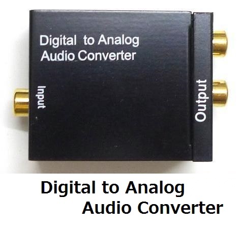 【E0043】Coaxial / Toslink★Digital to Analog Audio Converter