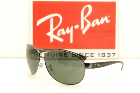 ★新品・正規輸入品！ Ray.Ban レイバン RB3386 004/71　ガンメタ　グリーンクラシック★