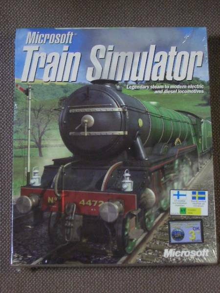 Microsoft Train Simulator PC CD-ROM EU 版