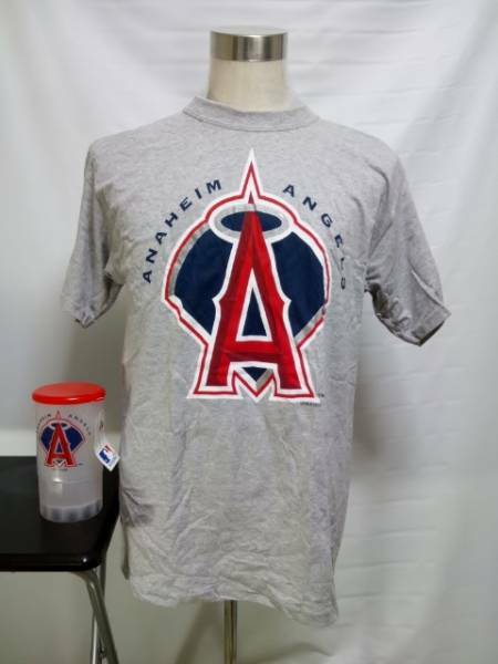 L286MLBアナハイム エンジェルスANGELS TシャツGREYマグカップ付