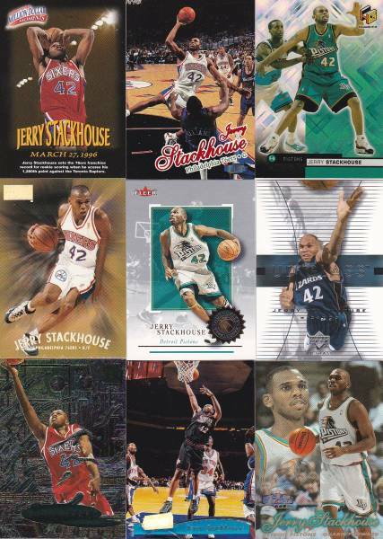 A7844 NBA【Jerry Stackhouse スタックハウス】 27枚セット ④