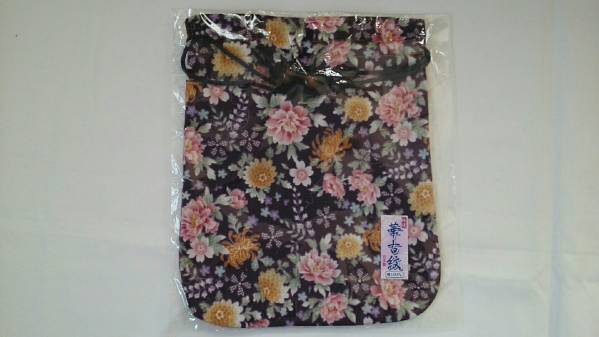 華古紋　和製巾着　新品未使用　